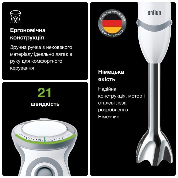 Погружний блендер Braun MQ5245WH default