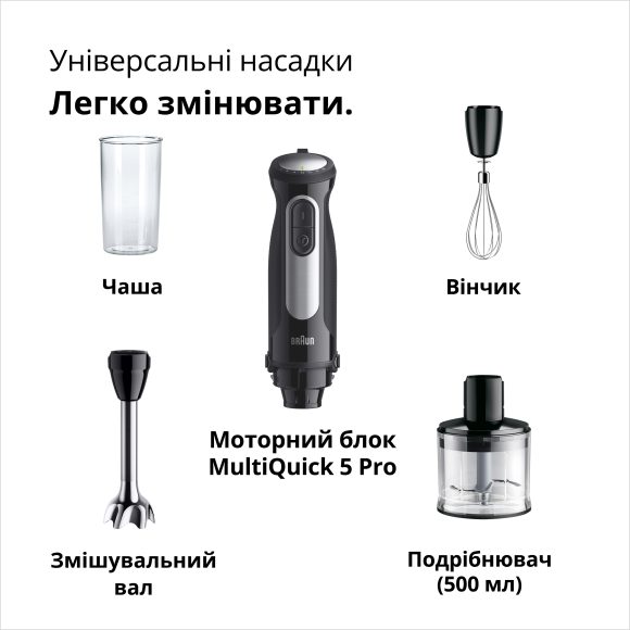 Погружний блендер Braun MQ55236M default