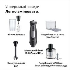 Погружний блендер Braun MQ55254M default