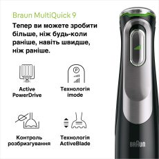 Погружний блендер Braun MQ9135XI default