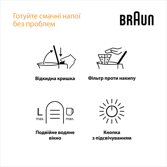 Чайник Braun WK1500BK default