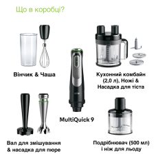 Погружний блендер Braun MQ9187XLI default